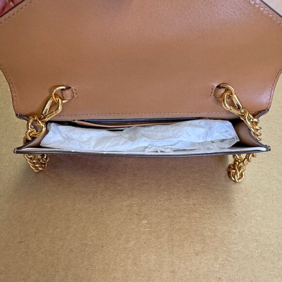 Polo Ralph Lauren Polo ID Leather Chain Wallet & Crossbody – Classic Tan - Picture 11 of 13